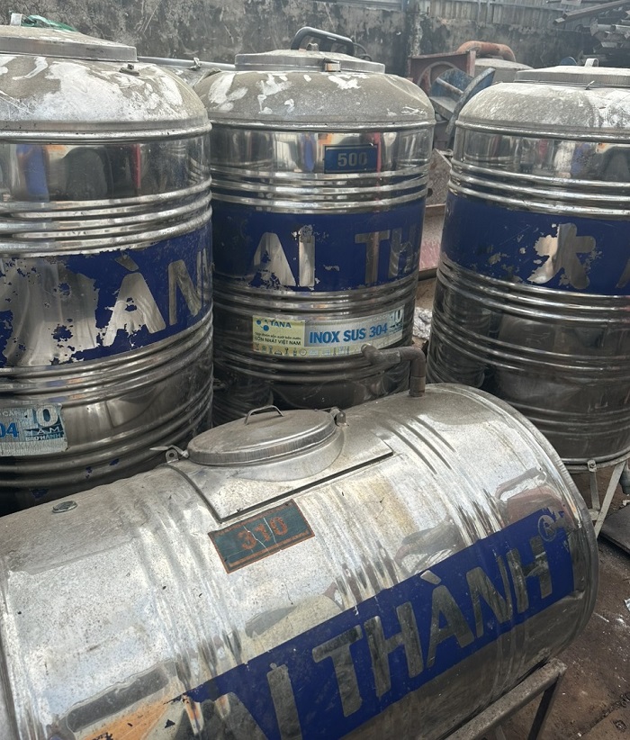 Bồn inox cũ giá rẻ