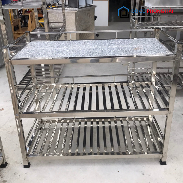 Kệ bếp inox cũ